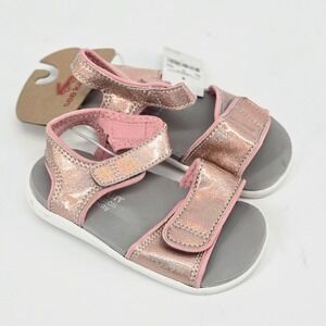 See Kai Run Basics Logan Rose Iridescent Toddler Water Sandals Size 6 NWT